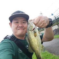 全開放流で湖流はや!