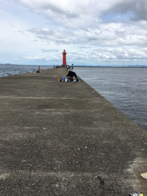 フカセ釣り　ヘチ釣り