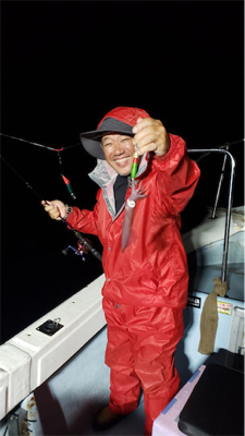 舞鶴沖でイカメタル釣行