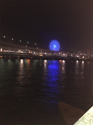 有明北緑道公園でシーバス