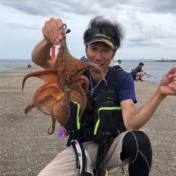 新島赤灯台で明石タコ釣り☆GUNNING-STYLE