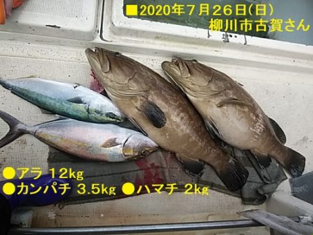 大物釣果速報！●光義丸：平戸市早福港