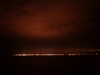 終電帰宅後アジング!