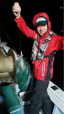 舞鶴沖でイカメタル釣行