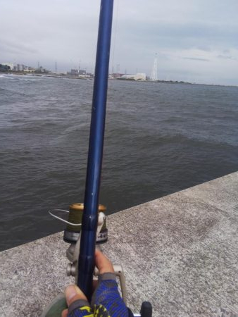 強風のキス釣り