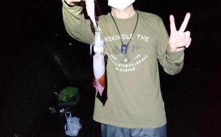 ケンサキエギング、居残りアオリはバラシ。