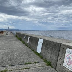 貝塚人工島の穴釣り