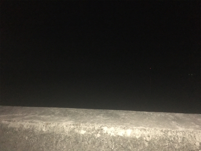 泳がせで雨の後のシーバス！