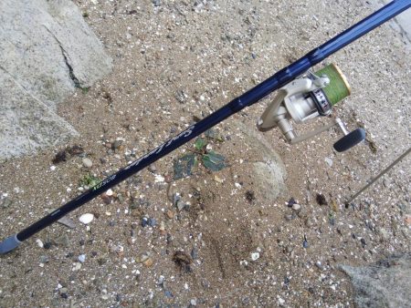 久しぶりに室津で投げ釣り