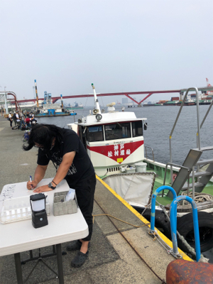 神戸沖波止でお祭り!