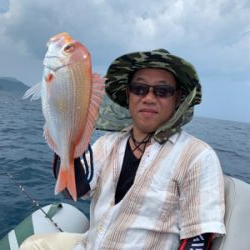 友人とマイボートでアマダイ狙いに!ESOの猛攻に合う!