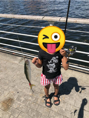 真夏のファミリーフィッシング