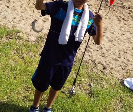 暑さも釣果も厳し目