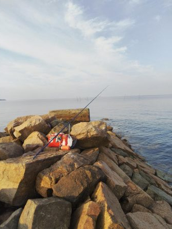 大塩海岸でキス釣り