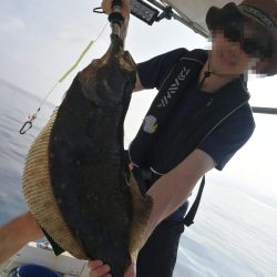 出た！！大ヒラメ！！