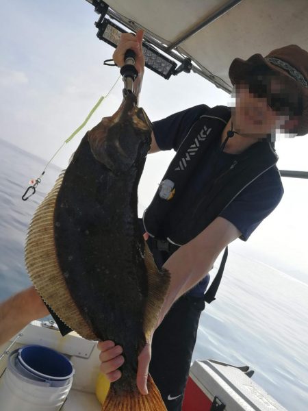 出た！！大ヒラメ！！