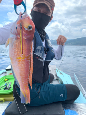 マイボート釣行、友人とアマダイ狙い！