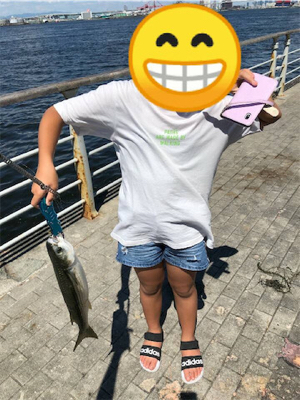 真夏のファミリーフィッシング