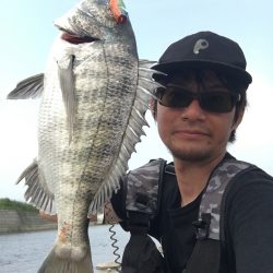 ウェーディングでチヌ狙い