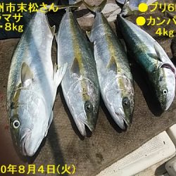 大物釣果速報！●光義丸：平戸市早福港