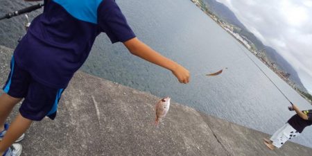暑さも釣果も厳し目