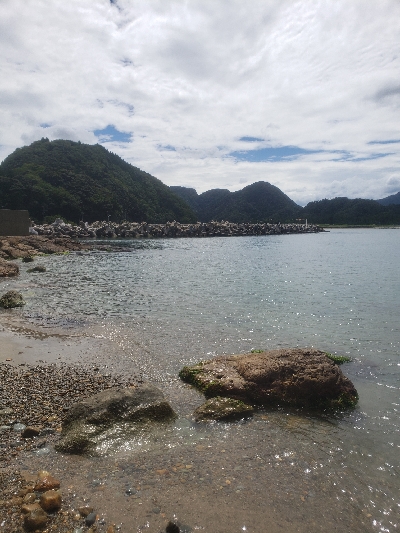 水遊びついでに