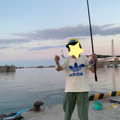 堤防でイシガキダイ！