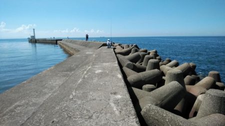 高砂港でキス連投