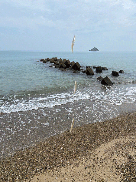 鳥取サーフでキス釣り(2020-2)
