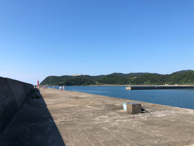 盆休み最終日は加太大波止で青物！