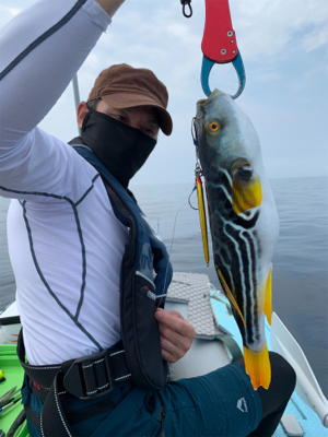 マイボート釣行、友人とアマダイ狙い!