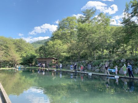 白州トラウトフィッシングエリア シルフ 釣果