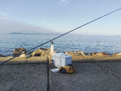苅屋海岸のキス釣り