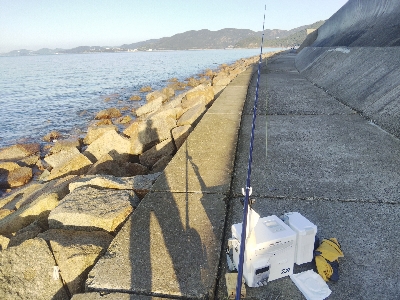 苅屋海岸のキス釣り