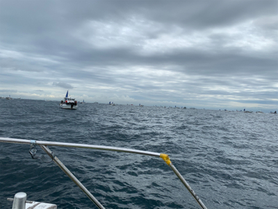 須磨沖で太刀魚釣り