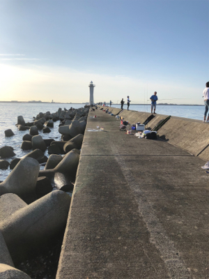 初めての和田防新波止