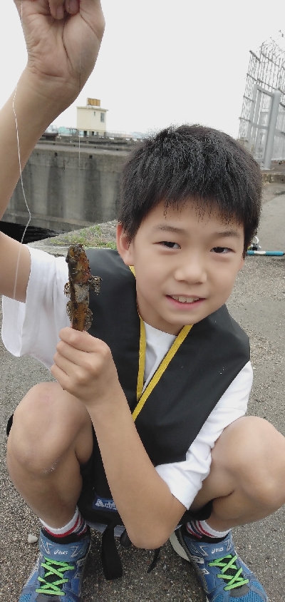 子どもと夜釣り