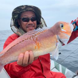 アマダイ50cm自己新記録!友人とマイボートでアマダイ狙い