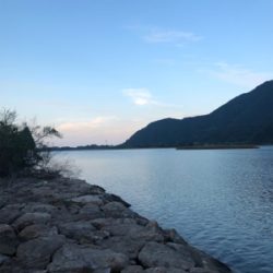 由良川河口にて