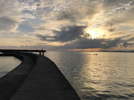 可動橋を眺めながら