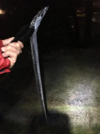 一瞬の地合い、仕掛け変更でタチウオ