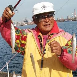 今日も播磨新島のキス釣査