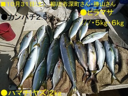 大物釣果速報！●光義丸：平戸市早福港