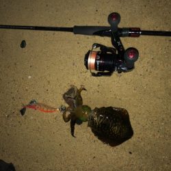 夜中の砂場遊び