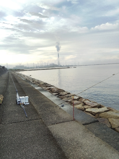 大塩海岸の投げ釣り