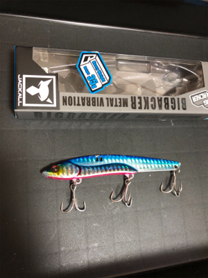 貝塚人工島テトラでショアジギング