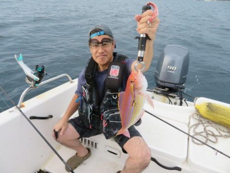 友人操舵のボート釣りは楽しかった!