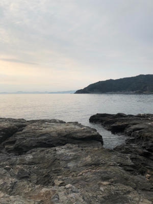 ロックショアで初ヒラメ