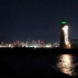 新波止で初アジング!