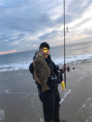 ギリヒラメ爆釣